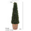24" Artificial Boxwood Plant in Tapered Pot