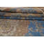 Tapis traditionnel bleu rétro 10 x 13