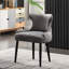 Ricky Modern Velvet Dining Chairs - Ergonomic Upholstered Curved Back with Solid Wooden Legs - Side Chair for Office Kitchen Living Room Dining Room-30344458-96021045