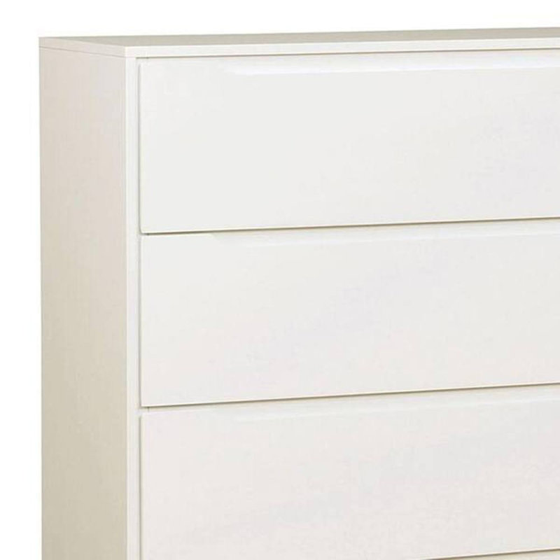 Commode moderne Mid-Century, Blanc