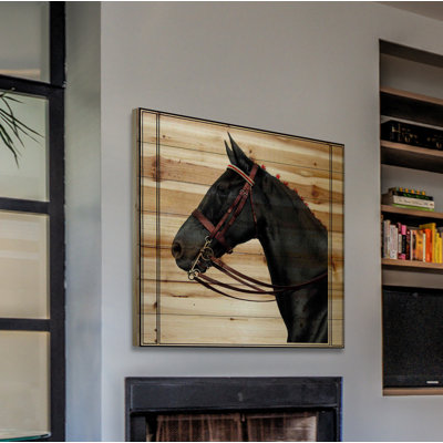 « journal cheval 2 », impression sur bois