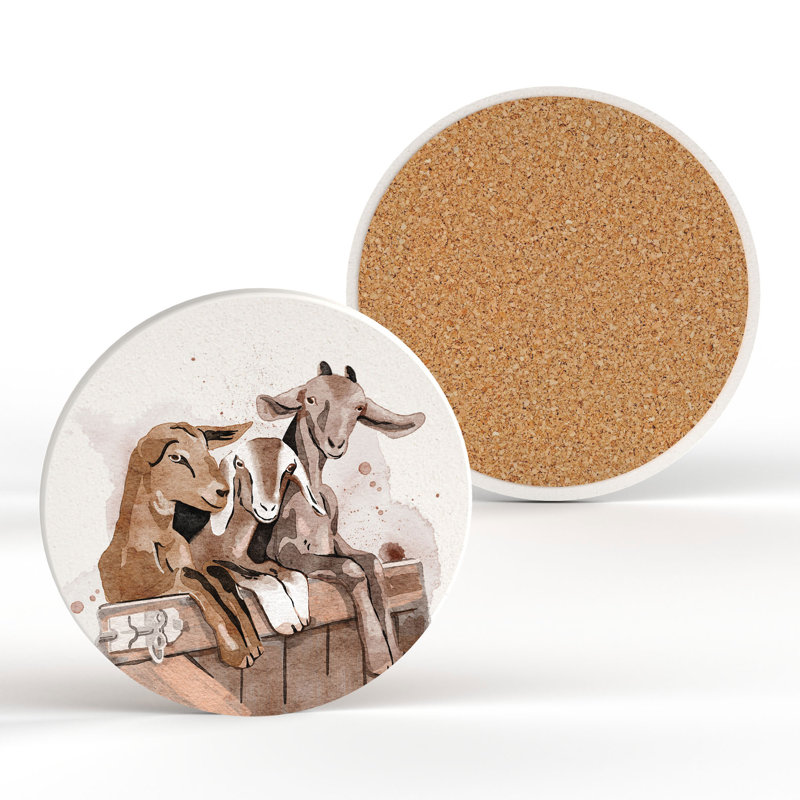 Ceramic Round 1 Piece Coaster