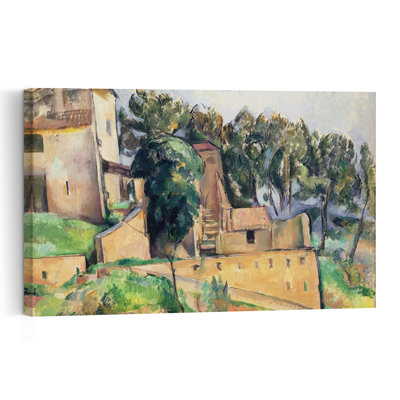 La Maison de Bellevue, 1890-1892 - Affiche murale abstraite contemporaine représentant un paysage arboré
