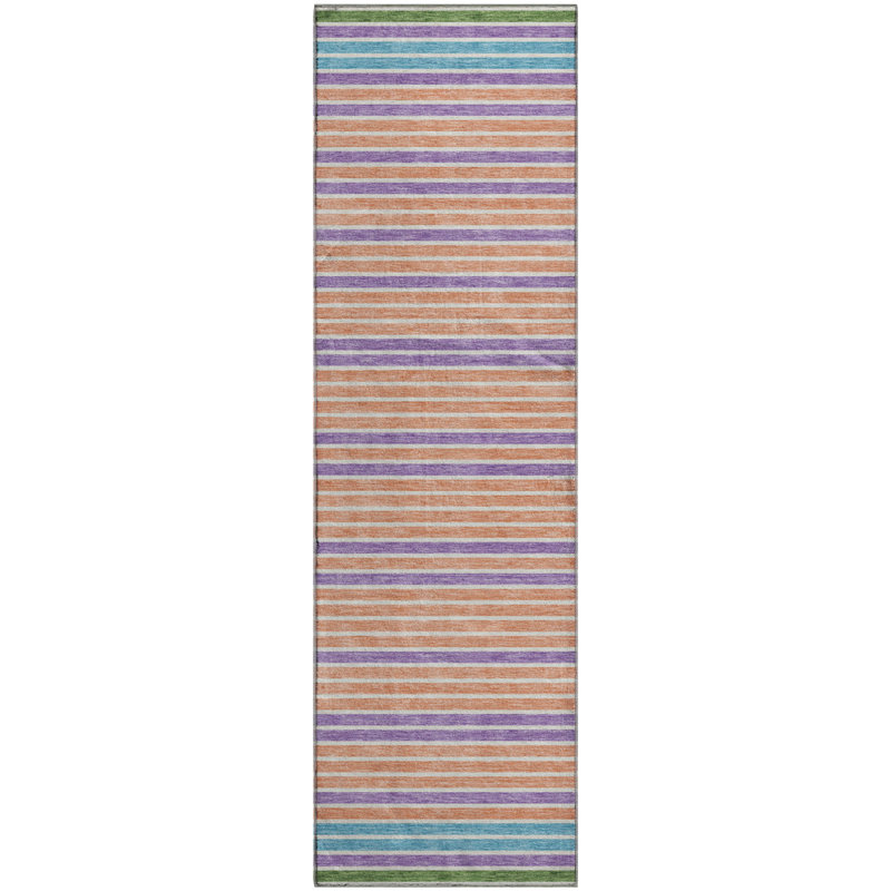 Tapis de qualité supérieure lavable à la machine Elize AMF1398, Tapis de couloir 2 pi 3 po x 7 pi 6 po