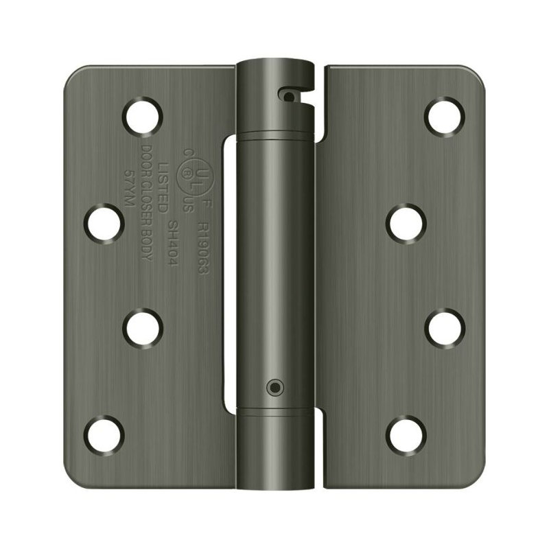 64'' x 64'' Steel Surface Mount Hinge, Antique Nickel