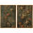 Floral Elegance Classic Botanical Vintage Illustrations Rustic Decor Living Room Decor BRC191-102453611-102453615