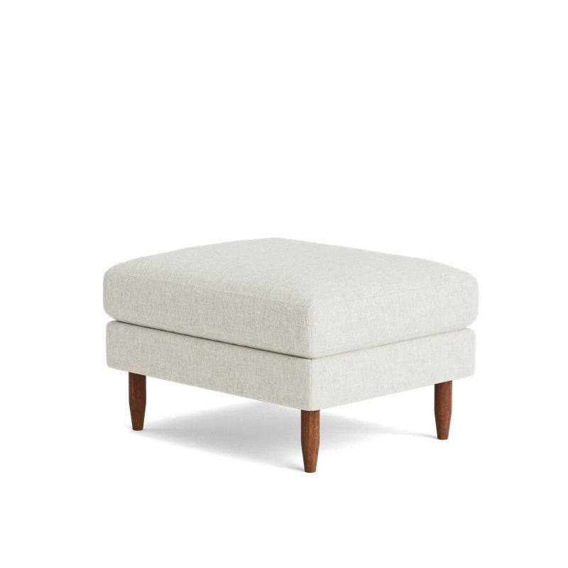 Skinny Fat Ottoman, Performance Weave - Snow