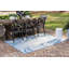 Tapis d'extérieur couleur iris couleur bord de lac-558253778