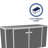 Absco Utility 7’6” W x 2’8” D Galvanized Steel Storage Shed-97830531