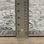 Tapis gris / ivoire Aldred Compass Medallion-146782097