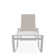 Holna Outdoor Rust-Resistant Metal Chaise Lounge