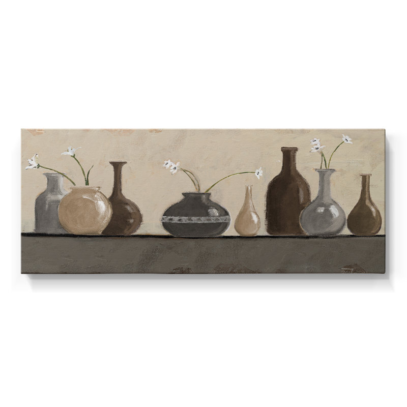 Nature morte I - Toile tendue avec châssis - Prêt à accrocher, H 12 po x l 30 po