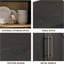 Armoire de rangement arquée avec 2 tablettes réglables, buffet de petite ferme moderne-1202275613