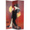 72" x 48" Double Sided Japanese Ladies 3 Panel Room Divider