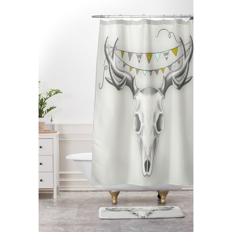 Tapis de salle de bain crâne