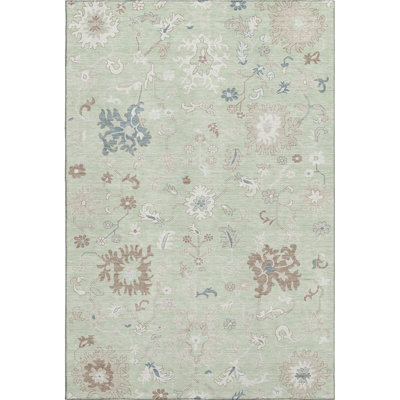Premium Machine Washable Crestover AMF1854 Global Rug