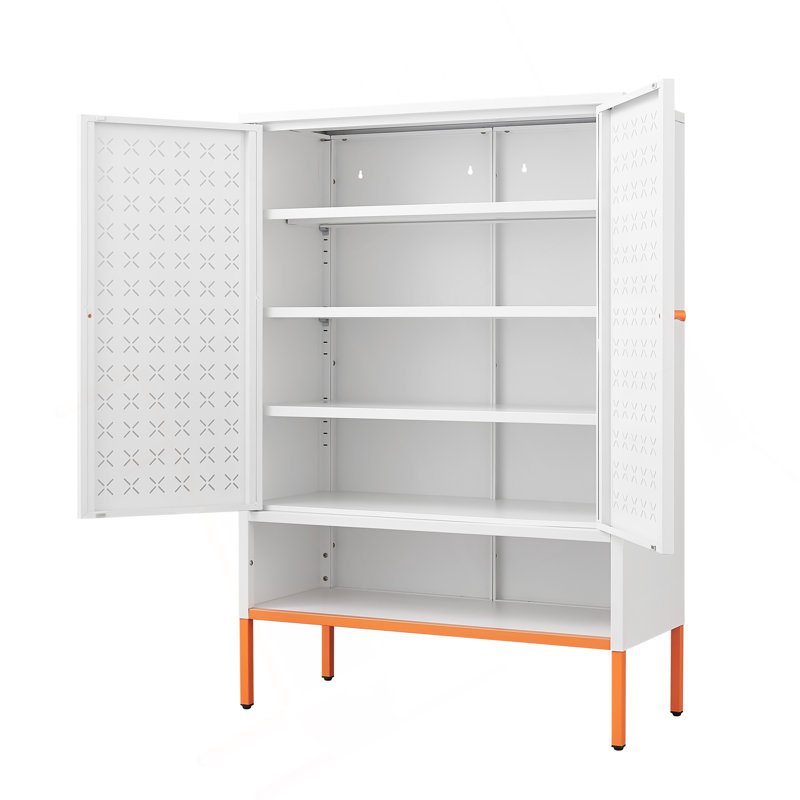 Versatile Cabinet With Advanced Design For Optimal Storage, White