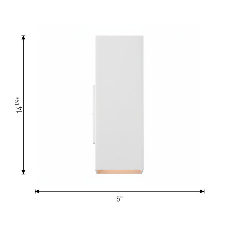 Rookwood Arreguin Two Light Wall Lantern, 14.25" H x 5" W x 7.75" D