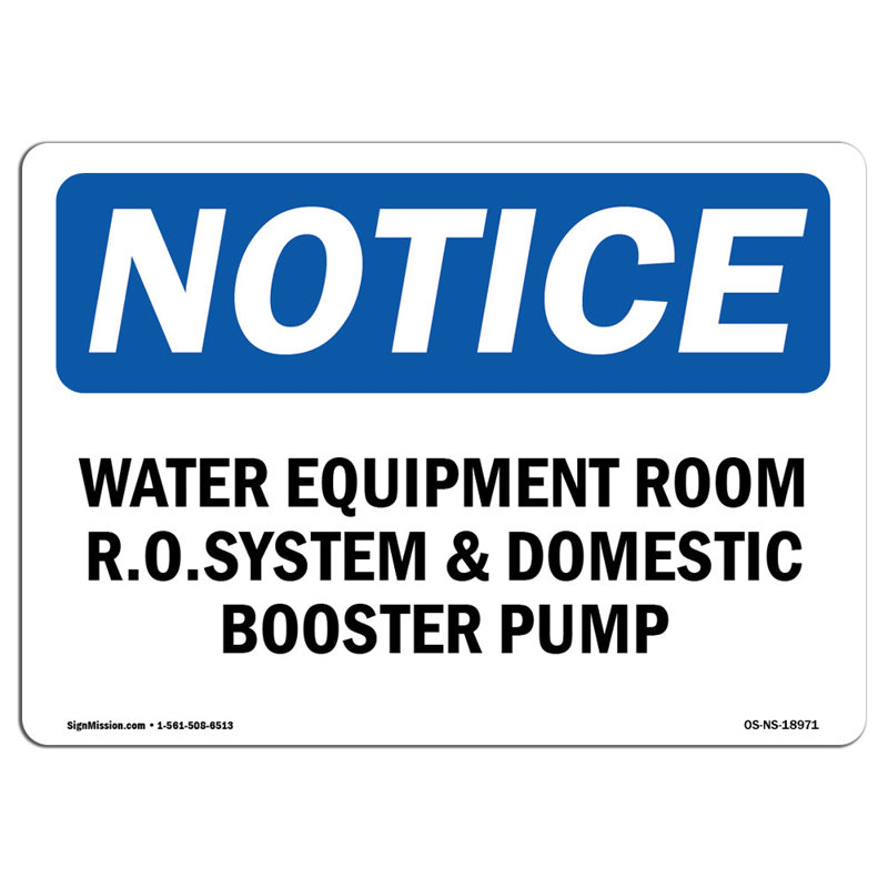 Salle d'eau Water R.O. Système et enseigne domestique