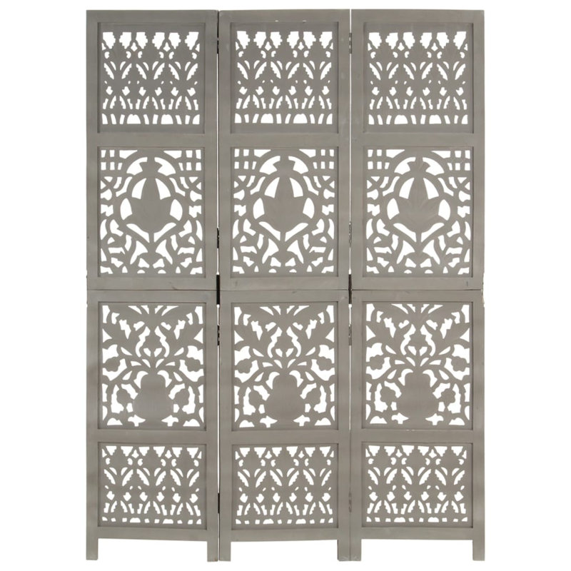 Blondell 165cm H Folding Room Divider, Grey, 3