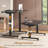 47" Foldable Electric Standing Gaming Desk, Long Computer Desk With Power Strip -1314616366