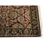 Tapis de couloir oriental rouge fait à la main 3 x 18 Agra Jaipur Maroon