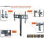 Symple Stuff Single Screen Pole Mount