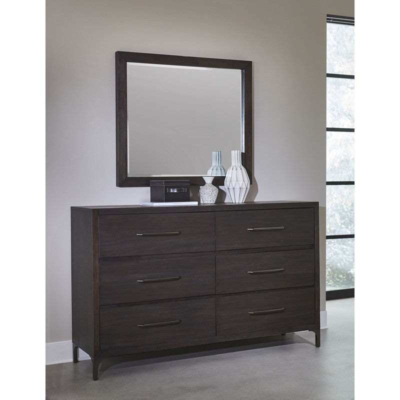 Solid Wood Flat Wall Mirror