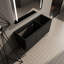Meuble-lavabo autoportant 48 po - Chêne foncé pour salle de bain moderne