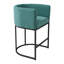 Upholstered Bar Stool with Iron Frame-669509952