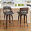 Tabouret de comptoir pivotant 26 po Carylon