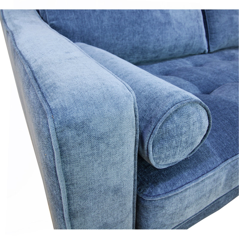 Canapé modulaire Anderson Raf - bleu denim, Right Hand Facing, Blue