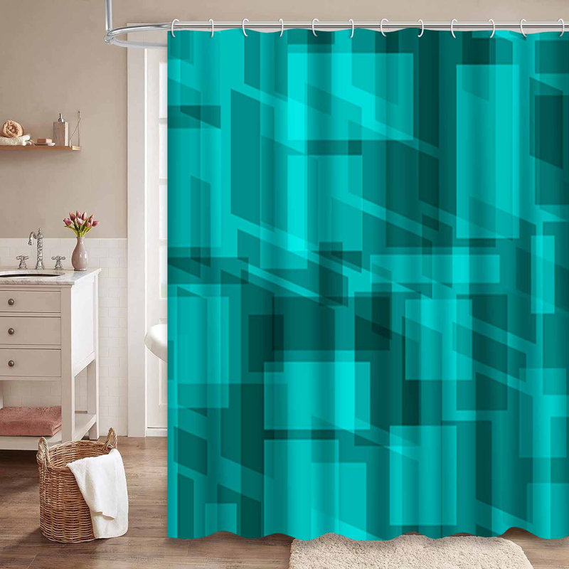 Rideau de douche Broken Grid, L 72 po x l 72 po