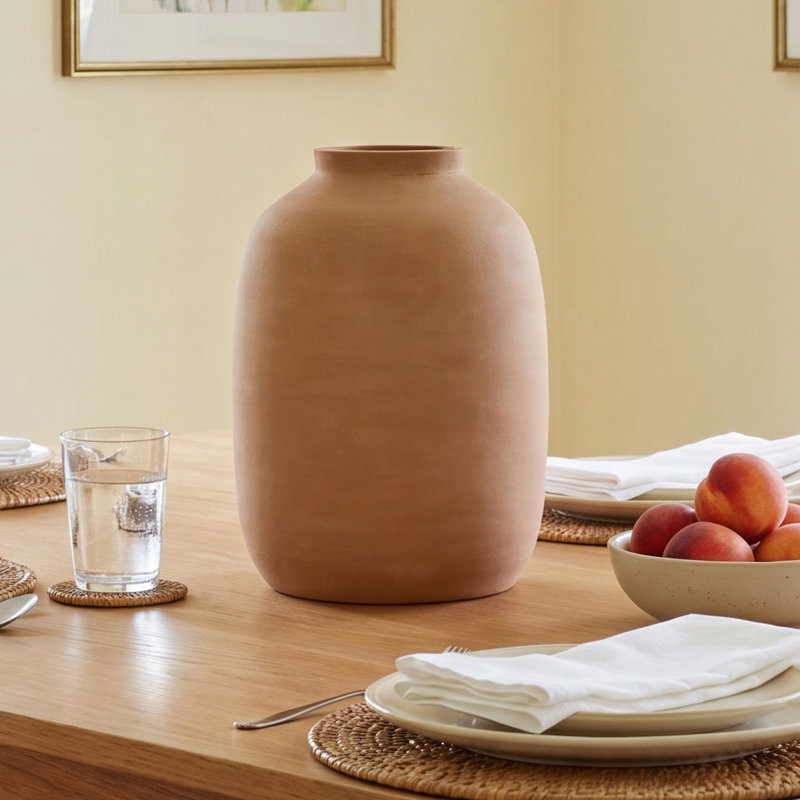Persell Terracotta Table Vase