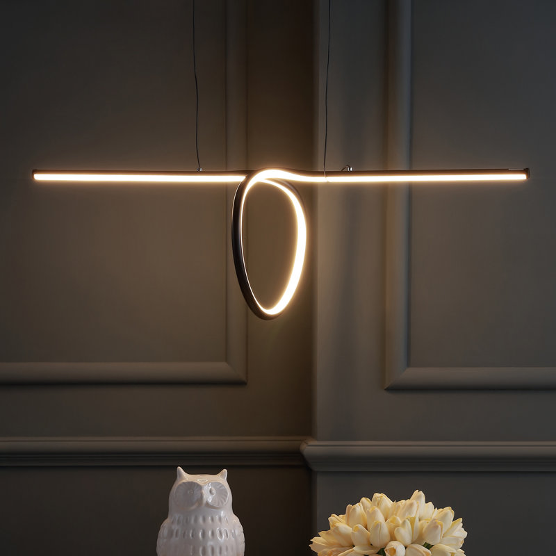 Cumby 1 - Light LED Pendant, Black