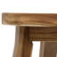 Table d'appoint en bois massif de 42 x 41 cm (16 x 16 po), idéale pour le salon.