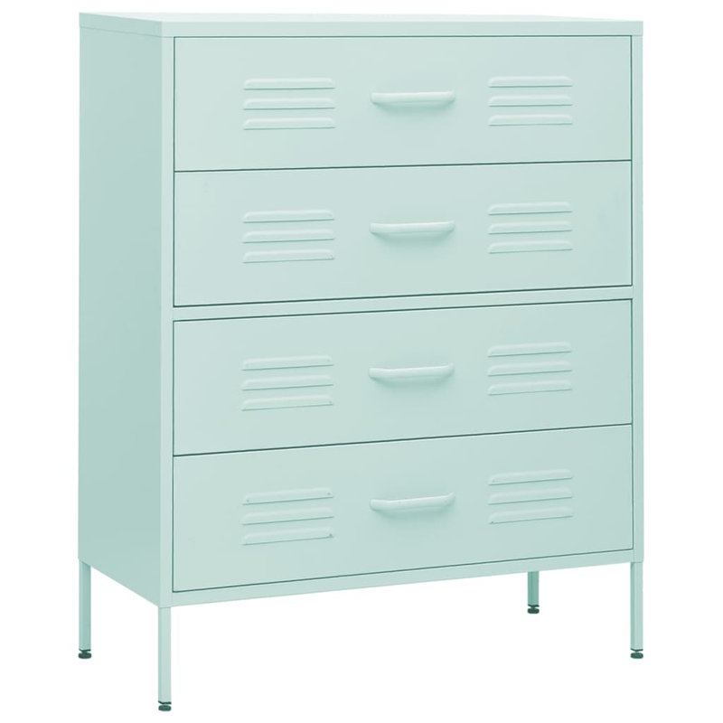 Robinne 80 cm W Chest of 4 Drawers, Mint