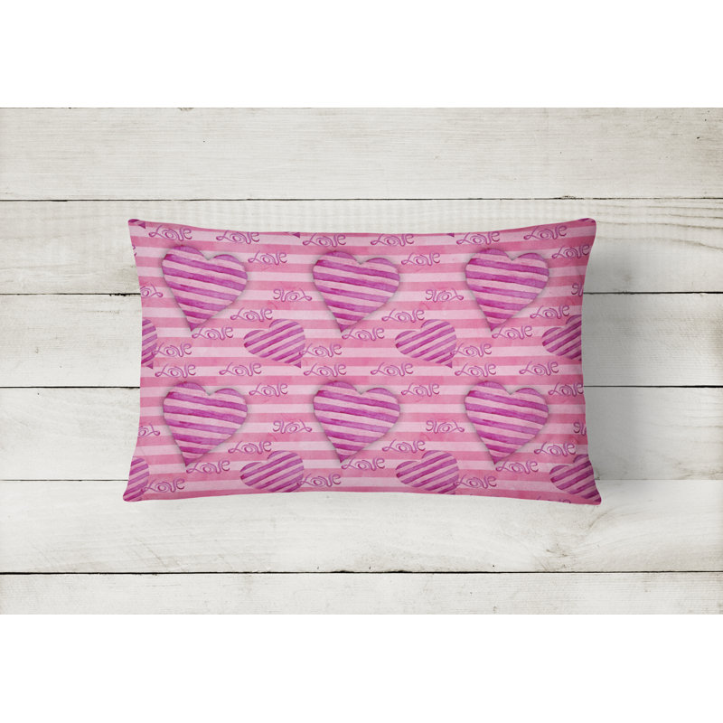  Coussin décoratif intérieur / extérieur Watercolor, Rose
