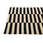Tapis noir et blanc Ousley