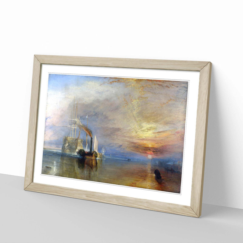 J.M.W. Turner - Single Picture Frame Painting, Oak