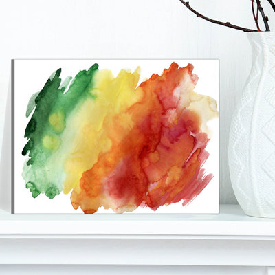 «Color Explosion Abstract», impression sur toile tendue