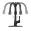 Robinet de cuisine noir mat à poignée simple | Idée de cadeau-122634003