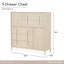 Lotus Bay 5-Drawer Chest - Sand