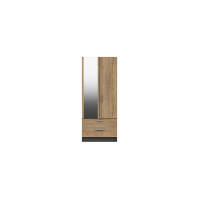 Harvey-Lee 2 Door Manufactured Wood Wardrobe