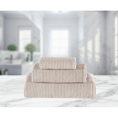 Ensemble de 3 pièces de chambre d'amis en coton turc Mosche