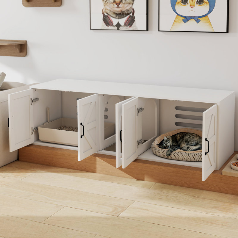 Double-sided Cat Litter Box
