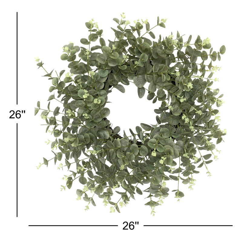 Couronne en soie 26 po, Vert clair