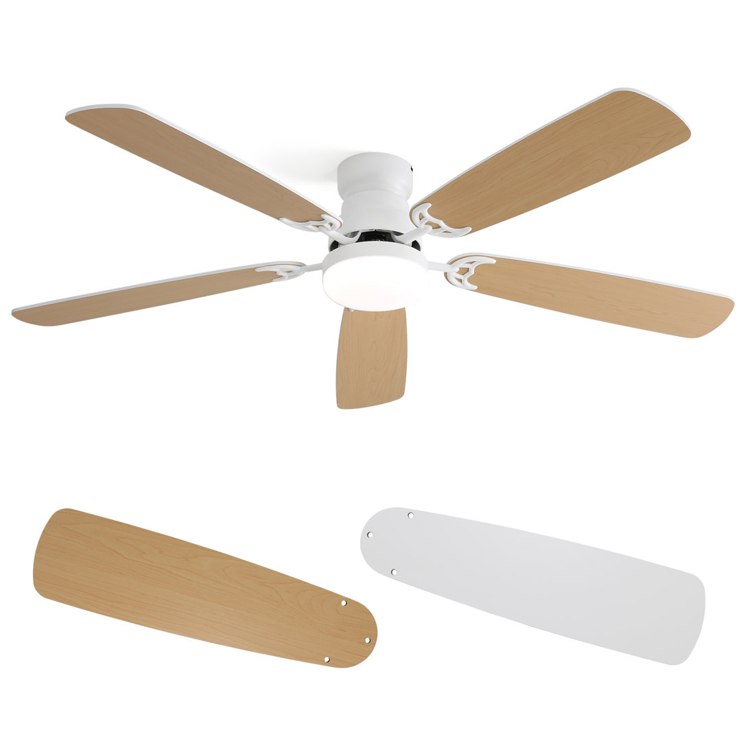 Sofucor 52" 5-Blades Standard Ceiling Fan with LED Lights and Remote Control-Nova Sofucor 