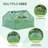 4.2x4.2x3 FT Raised Garden Bed Mini Greenhouse Kit-55850501