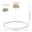 Odin 1-Light LED Unique / Statement Chandelier-116415423-71027345